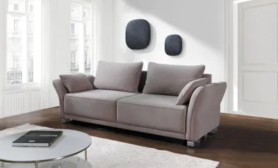 Immagine prodotto di divano a 3 posti divano tessuto imbottito set divano letto funzione letto nuovo