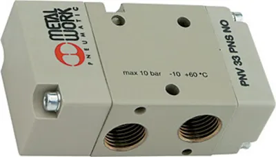 Produktbild von Riegler 3/2-Wegeventil, pneumatisch, monostabil, Anschluss G 3/8, NO