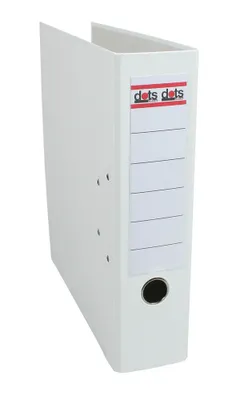 Produktbild von dots Ordner weiß Kunststoff 8,0 cm DIN A4