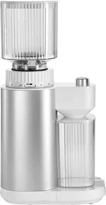 Produktbild von ZWILLING Enfinigy 135 W Silver, White Zwilling Typ výrobku: Elektrický mlýnek na kávu, Integrovaný mlýnek: Ano, Počet nastavení mlýnku: 140, Nastavitelné nastavení mlýnku: Ano