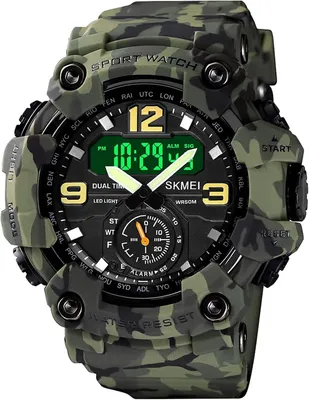 Productafbeelding van Multifunctionele Militaire Sporthorloge LED Digitale Waterdichte Alarmhorloge