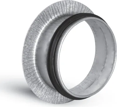 Produktbild von Bundkragen Wickelfalzrohr Gummidichtung Wandflansch Flansch Anschluss Verbinder Ø 400 mm