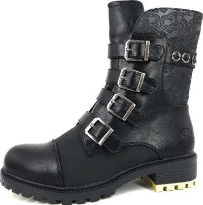 Productafbeelding van Rieker  Damenschuhe Stiefel Reißverschluss Boots Schwarz Freizeit