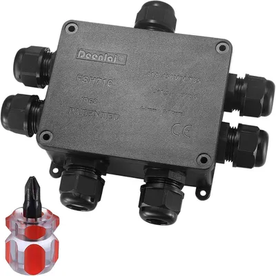 Productafbeelding van Afsluitdoos IP68, waterdicht, verbindingsdoos, kabelconnector, 7-voudig