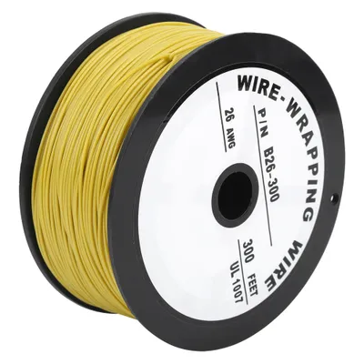 Obrázek produktu pro Elektrický drátový kabel Žlutý propojovací kabelový kabel 100 metrů UL1007 26AWG