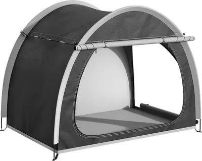 Produktbild von Fahrradlagerzelt, wasserdichtes Gewebe, geräumiges Design, schwarz
