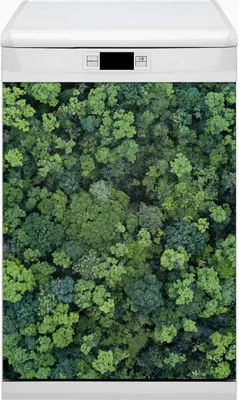 Produktbild von Magnet Folie für Geschirrspüler Küche Magnetmatte 45x80 cm  Dekor Geschirrspüle  - Wald in Bergen