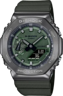 Zdjęcie produktu dla Zegarek Casio model Oak - metalowa koperta - zielony GM-2100B-3AER