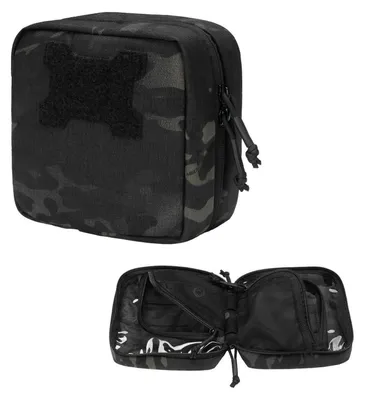 Productafbeelding van Tactische EHBO-tas, Molle-systeem, militair, camouflage, zwart