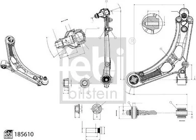 Produktbild von Lenker, Radaufhängung FEBI 185610
