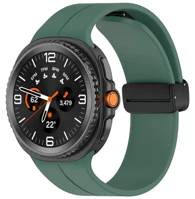 Obrázok produktu pre Techsuit – Watchband (W011) remienok na Samsung Galaxy Watch8 40mm / Watch8 44mm / Watch8 Classic – tmavozelený