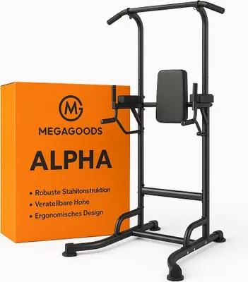 Produktbild von Power Tower Dip Station Klimmzug Ständer Home Gym Krafttraining DE.