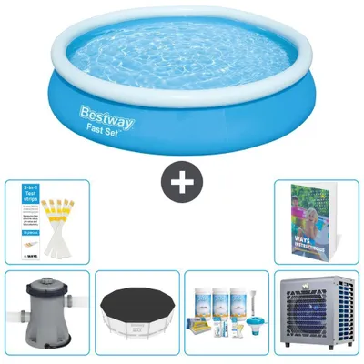 Image de Bestway Fast Set, piscine ronde - 366 x 76 cm - 5 pièces - Modèle S264