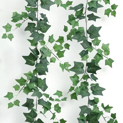 Imagen del producto de Juego de 2 plantas artificiales de hiedra, para interior y exterior