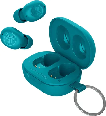 Zdjęcie produktu dla JLab JBuds Mini, Bezprzewodowy, Połączenia/muzyka, 20 - 20000 Hz, Zestaw słuchawkowy, Kolor Aqua