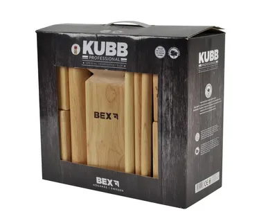 Produktbild von Kubb Pro Gummiholz Outdoor-Spiel original schwedisches Familienspiel