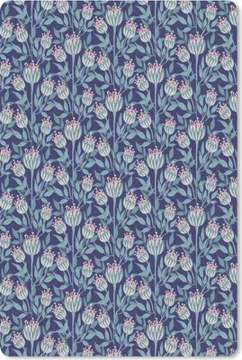 Produktbild von MuchoWow® Mauspad Mousepad Blumen - Muster - Natur 18x27 cm - Mousepads - Maus Mat - Pad - Mausunterlage