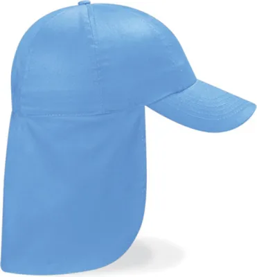 Produktbild von Beechfield B11B | Junior Legionnaire Style Cap / Kappe / Mütze / Hut - Farbe: Sky Blue - Größe: One Size