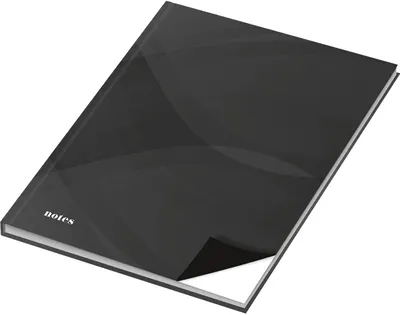 Produktbild von 3x Kladde / Notizbuch / A5 / 96 Blatt / blanko / 70g/m²