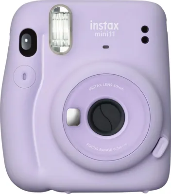Produktbild von instax mini 11 Sofortbildkamera, Lilac-Purple inkl. Batterien + Trageschlaufe + 2 Shutter Button
