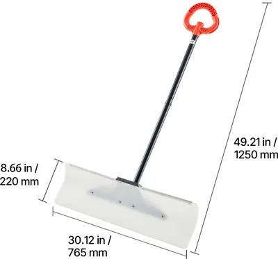 Zdjęcie produktu dla Łopata Do Śniegu Vevor 76 Cm Ergonomiczny Uchwyt Metalowe Ostrze Premium
