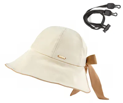 Imagen del producto de Sombrero de mujer con ala ancha, protección UPF 50+, talla 52-56, plegable, ideal para la playa y el verano