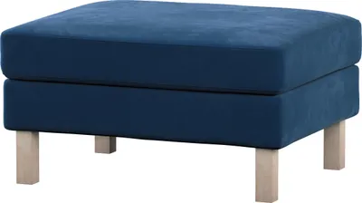 Productafbeelding van Dekoria bekleding voor Karlstad hocker, donkerblauw, geschikt voor Husse en Karstadt hockers