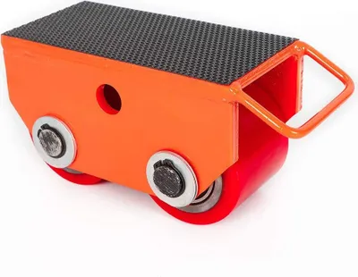 Produktbild von 2,5T Industrieroller Transportfahrwerk Transportrollen Gelb Schwerlastrolle Panzerrollen für Sofas Kühlschränke