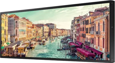 Produktbild von Samsung SH37R-B - 94 cm (37") Diagonalklasse SHR-B series LCD-Display mit LED-Hintergrundbeleuchtung - Digital Signage - Tizen OS 1920 x 540 - Edge-Beleuchtung