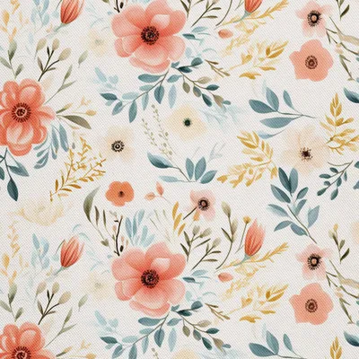 Image de OUTDOOR DECOSTOFFE OXFORD - Blumen - DX2154