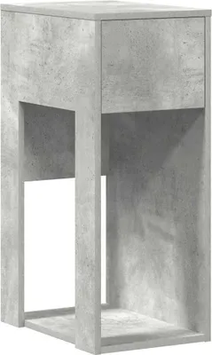 Produktbild von "SALE 2026"Flurschrank - elegante Design - Mehrzweckschrank - Computerschrank mit Schublade Betongrau 30x44x74 cm - Kommoden DE8148723