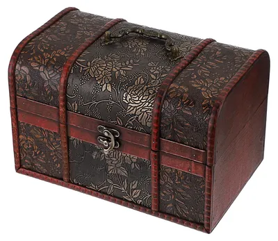 Produktbild von Holzschatulle mit Vintage-Design