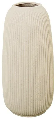Keramik-Bodenvase, zylindrisch, rau, 37 x 18,5 cm