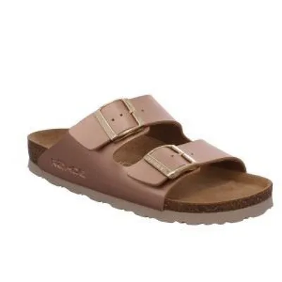 Produktbild von Rohde Damen Clogs Pantoletten Weite G Perlato Schnalle Alba 5623, Größe:37 EU, Farbe:Orange