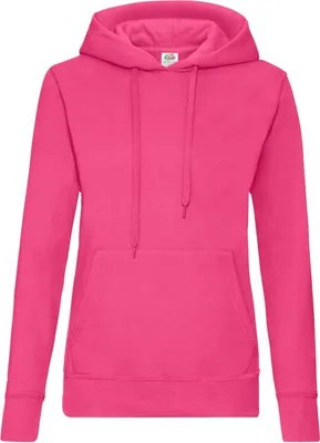 Produktbild von Damen Sweat-Kapuze - FOL HOODED SWEAT/W - fuchsia - Größe M