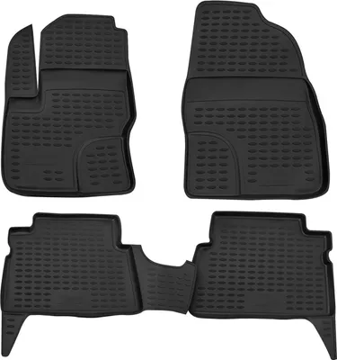 Zdjęcie produktu dla 2003-2010 Dywaniki podłogowe TPE do Forda C-Max, czarne, 4 szt