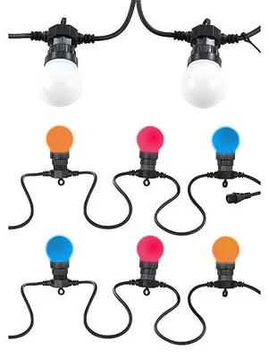 Image de Guirlande festive multicolore pour intérieur et extérieur
