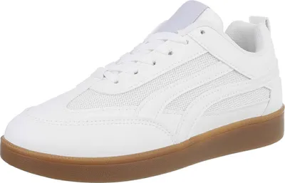 Produktbild von Ital-Design Damen Freizeitschuhe  Textiloptik, Lederoptik Sneakers Low 88843665 Weiß Gr.  40