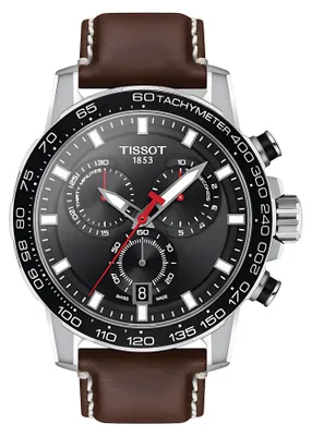 Immagine prodotto di Orologio Tissot Supersport Chrono 45,5 mm con quadrante nero e movimento al quarzo svizzero