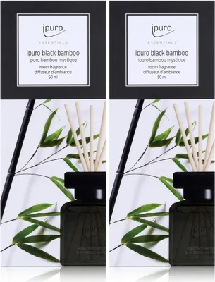 Produktbild von Essentials by Ipuro black bamboo 50ml Raumduft (2er Pack)