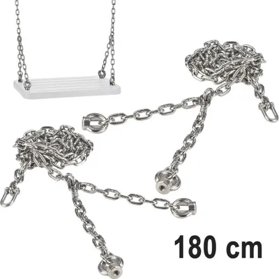 Produktbild von Just Fun Schaukelkette Edelstahl 1,8m für Schaukelsitz Schaukel Kette Kettensatz 5mm 4PU19-04A2-00