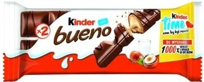 Produktbild von Kinder Bueno Waffel mit heller Walnussfüllung43G