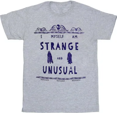 Immagine prodotto di Beetlejuice - Maglietta "Strange & Unusual" per bambini/ragazzi Unisex RO11093 (XL) (Grau)