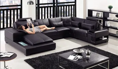 Produktbild von Sofa Wohnlandschaft U Form Ecksofa Couch Garnitur Polster Ecksofa Neu jvmoebel®