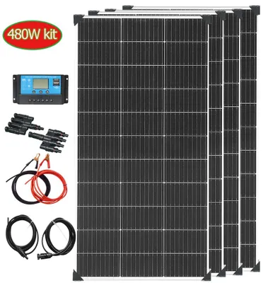 Produktbild von Solarpanel, Hohe Effizienz, Kompaktes Design, 12V 480W Solarkit