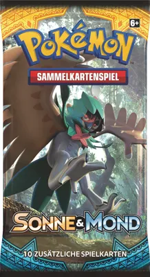 Produktbild von Amigo Pokemon Sonne und Mond 01 Boosterpack Sammelkartenspiel
