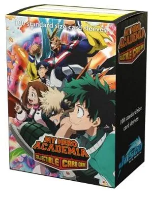 Produktbild von 100 Dragon Shield Matte Art Sleeves - My Hero Academia - Plus Ultra Fight #16023