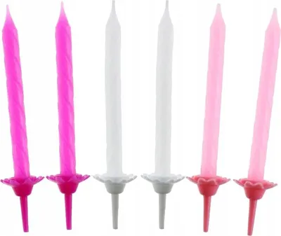 Produktbild von Geburtstagskerzen 24/12, Pink Collection