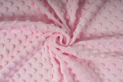 Obrázek produktu pro Minky, baby růžová, látka, metráž / 50cm
