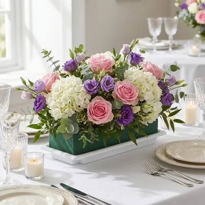 Immagine prodotto di OASIS® Table Deco Medi - 25 x 9 x 5cm - 4 pezzi - bianco